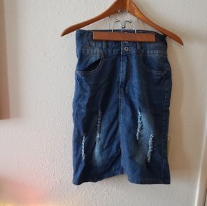 Modest Jean Skirt
